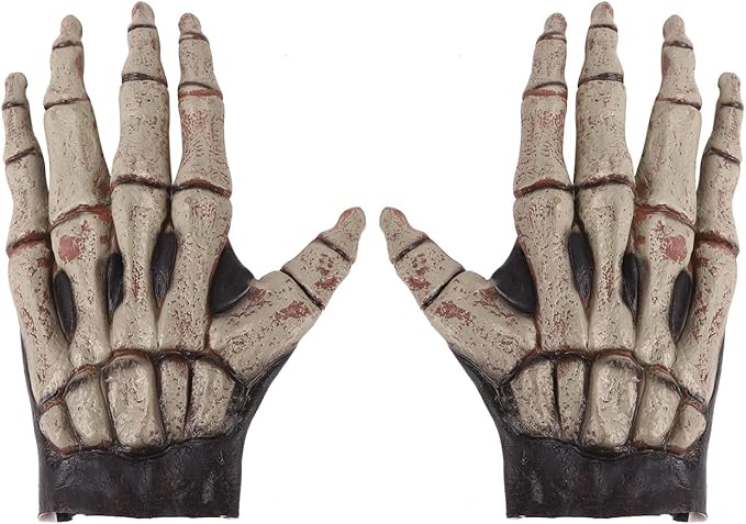 Luvas de Esqueleto para Halloween